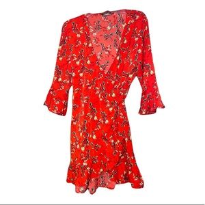 NWOT Shein Flowy Wrap Around Dress